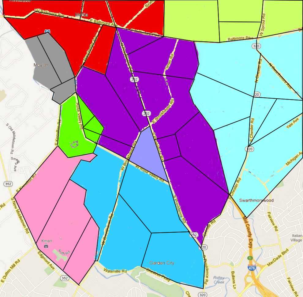 the map